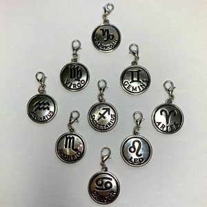 Zodiac purse charm or zipper pull
